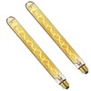 WOPARU Long Test Tube Spiral Vintage Edison Filament Light Bulb，T10/T32