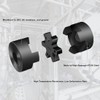 1/2" to 3/4" L075 Flexible 3-Piece L-Jaw Coupling Coupler Set
