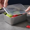 Doveja 3 Piece Bats Set Deep Stainless Steel with Lids