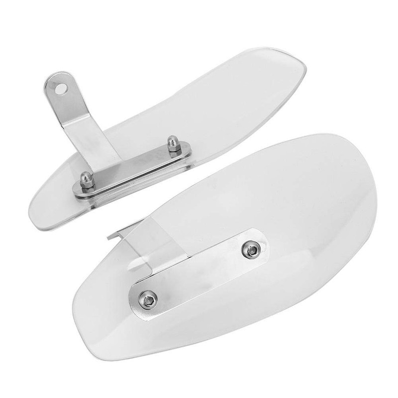 Qiilu Universal Motorcycle Hand Guard Acrylic + Aluminium Alloy Wind