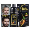 Meidu Black Hair Dye Shampoo Instant 3 in 1 +100%