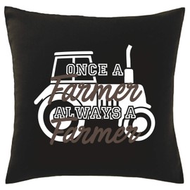 Hippowarehouse Once A Farmer Always A Farmer Printed bedroom accessory cushion cover case 41x41cm