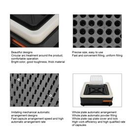 Llenadora De Cápsulas Llenadora De Cápsulas 0 (Tamaño) Para 100 Cápsulas, Máquina De Llenado De Cápsulas Manual, Llenadora Llenadora De Cápsulas Manual Para Herramienta De Llenado De Cápsulas