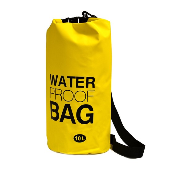 NuPouch Waterproof Dry Bag, Yellow, 10 L