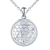 MICYUMI Women's Photo Locket Necklace 925 Sterling Silver Bee Pattern