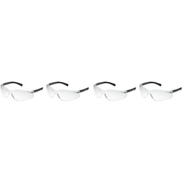 Galeton 9200045 Sportster Lightweight Wraparound Anti-Fog Anti-Scratch Lens Safety Glasses, Clear