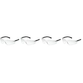Galeton 9200045 Sportster Lightweight Wraparound Anti-Fog Anti-Scratch Lens Safety Glasses, Clear