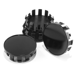 DewFlew 4Pcs Wheel Center Caps for Nissan Titan Armada Wheel Rim Outer 70mm(2.76in) Inner 65mm(2.56in) Black Hub Caps Replacement 40342-EA210
