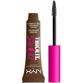 NYX Thick It Stick It Máscara de Cejas, Define y Rellena Tono Brunette 7 ml Textura en gel ligera y resistente al agua, fórmula vegana, cobertura modulable con acabado natural que dura hasta 16 horas