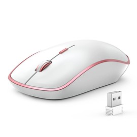 JOYACCESS J Mouse inalámbrico Ratón Portátil Ratón óptico Mouse Inalámbrico 2.4G de 2400 dpi con USB Nano
