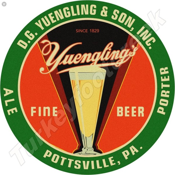 Yuengling's Fine Beer 18" Round Metal Sign
