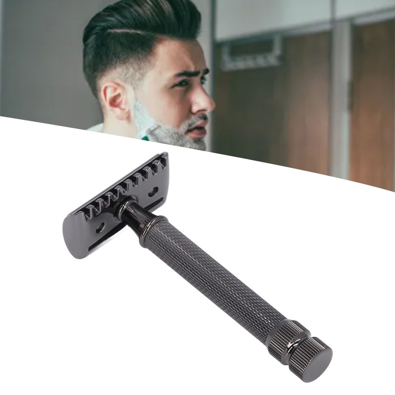 Manual Safety Beard Trimmer Tool Double Edged Anti Slip Handle