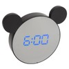 Mirror Alarm Clock 2 Level Brightness Adjustment Ear Design LED