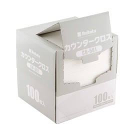 Daikoku Industrial Co., Ltd. Countercloth, 13.8 x 13.8 inches (35 x 35 cm), 100 Pieces, CH-601, White