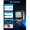 ZIMABLUE 5 Inch 60W Tractor Work Light, Led Pod Lights,6000