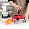 Cambom Manual Food Chopper Vegetable Chopper Hand Food Processor, Mixer,