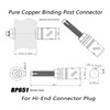 4pc Speaker Banana Plugs Connector Professional 4mm Pure Copper Heavy