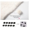 SHENGOCASE 2-Pack 10"x 15.7" Faux Rabbit Fur Cat Dog Bed