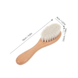 Ipetboom 2Pcs Bathing Brush and Hair Comb Set Comfortable Wooden Comb for Daily Use Gentle Hair Detangler for Scalp Stimulation and Relaxation for Home Care