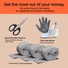 MaPorch Steel Wool Mouse Hole Filler - 3-Pack, 2.5 in