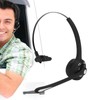 Wireless Headset with Noise Cancelling Microphone, On Ear Monaural BT