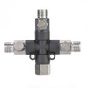 1/8 Three Way Adjustable Metal Air Hose Splitter Airbrush Fitting