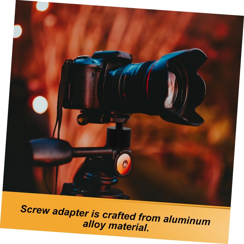 WOONEKY Mic Stand Adapter to Screw Adapter for Tripod and