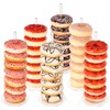 Dooiclear Donut Stand 6 Pack, Acrylic Bagel Stand, Clear Doughnut