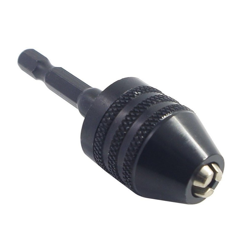 Gasea 0.3-8mm Keyless Drill Chuck Conversion Tool, 1/4 Inch Hex