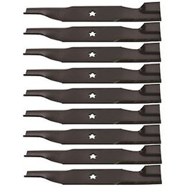 (9 Pack) Aftermarket Premium Replacement XHT Lawn Mower Deck Blade High Lift fits Husqvarna 917532180054 | 16-3/4"" x 2-1/2"