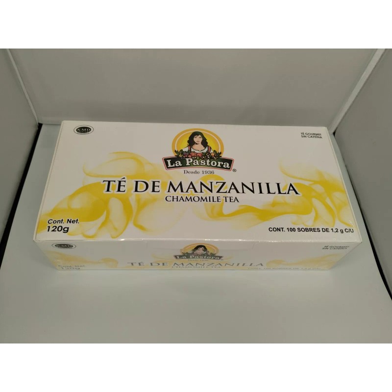 la pastora te de manzanilla chamomile tea marca la pastora