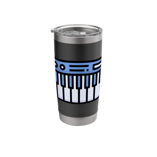 MIDI Keyboard Controller - Synthesizer Retro Stainless Steel Insulated Tumbler