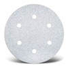 MENZER White Velcro Sanding Discs 225 mm 6-Hole for Drywall