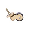 4 Pack Brass Swivel Caster Wheels-Loading 265lbs, 360 Degrees Universal