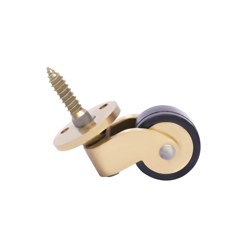 4 Pack Brass Swivel Caster Wheels-Loading 265lbs, 360 Degrees Universal