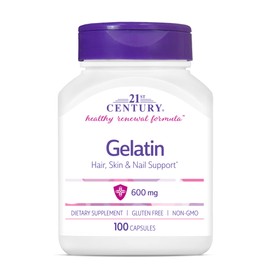 21st Century 21st Century Gelatin 600mg, 100 Capsules
