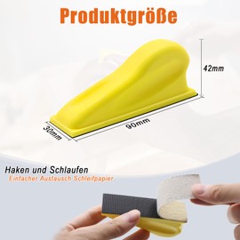 VIBRATITE Pack of 131 Sandpaper with 90 x 30 mm Sanding Block Set, Mini Sanding Tools 40/60/80/100/120/150/180/240/320/400/600/800/1000 Assorted Grit for Sanding and Polishing