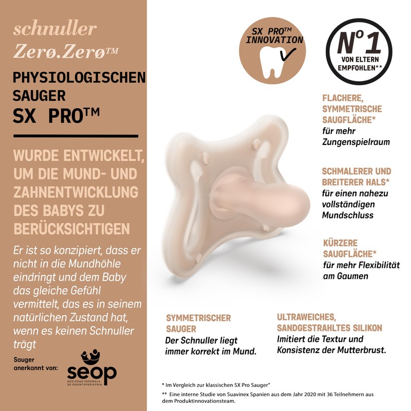Suavinex, Zero Zero Newborn Dummy with Physiological SX Pro Teat
