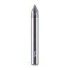 SpeTool Chamfer Router Bit, 4 Flutes, V Groove, 60 Degree