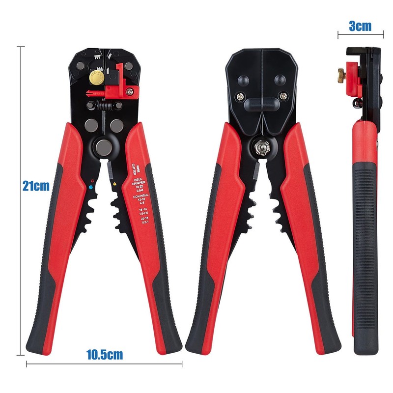 5 in 1 Automatic Wire Stripper, Wire Cutter, Electrical Connection