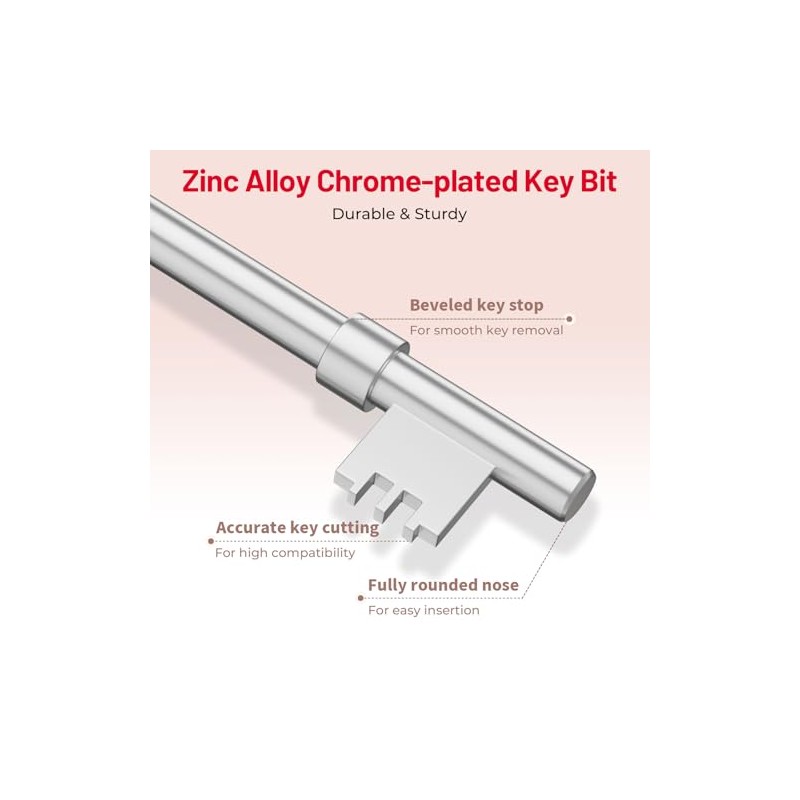 Radar Key for Disabled Toilets UK, Disabled Toilet Key, Red,
