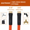 EASTRANS Female to Female Garden Hose 3 ft x 5/8",