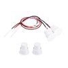 PATIKIL Magnetic Reed Switch, 2 Pack NO NC Wired Recessed