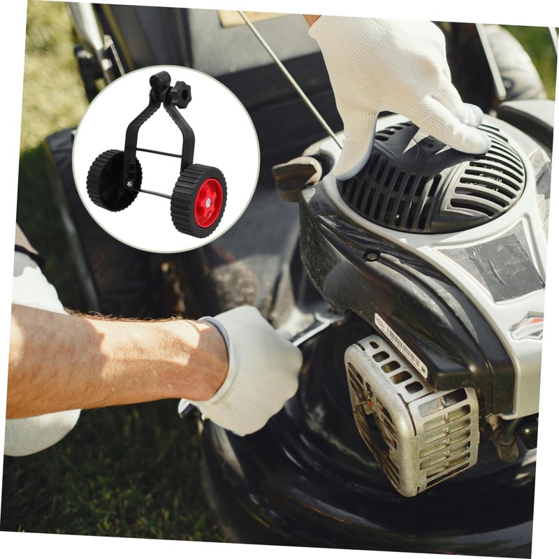 BESPORTBLE Lawn Mower Auxiliary Wheels for Support Wheels for Trimmers