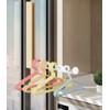 Natural Wood Folding Clothes Hanger Rack for Laundry Room, Wall