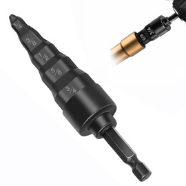 Jadeshay Tube Expander, 5 in 1 Copper Pipe Expander Tools 1/4 Inch, 3/8 Inch, 1/2 Inch, 5/8 Inch, 3/4 Inch Pipe Expander, HVAC Repair Kit Press Drill