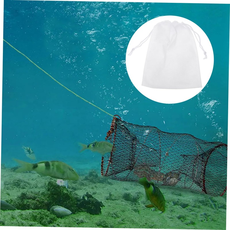 BESPORTBLE 10pcs Non Woven Net Bags with Draw String Durable