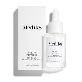 Medik8 Liquid Peptides - Regenerating Multi Peptide Serum - Smooths Wrinkles and Fine Lines - Hydrating, Brightening, Plumping - 1.0 oz