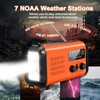 20000mAh / 74000mWh Emergency Radio, Solar Hand Crank Radio AM/FM/NOAA
