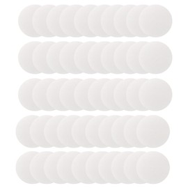 TopHomer 50PCS Glass Fibre Microporous Filter Membrane Filters PM10 Air Filter Membrane,Fiberglas Dust Filter Membrane (Diameter 50mm, Aperture 0.22μm)